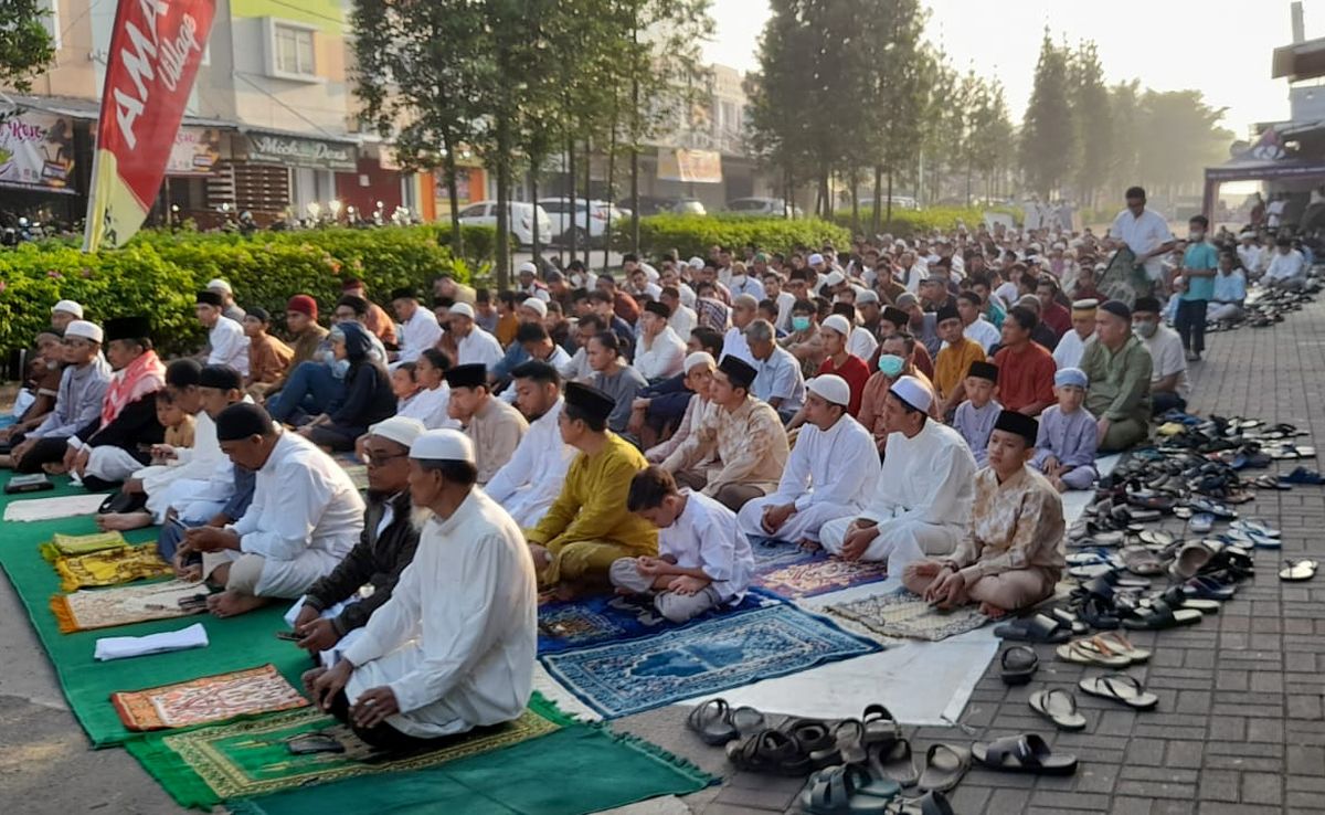 Pelaksanaan Sholat Idul Fitri 1446 H di Masjid Darus Sa’adah